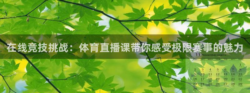 在线竞技挑战：体育直播课带你感受极限赛事的魅力
